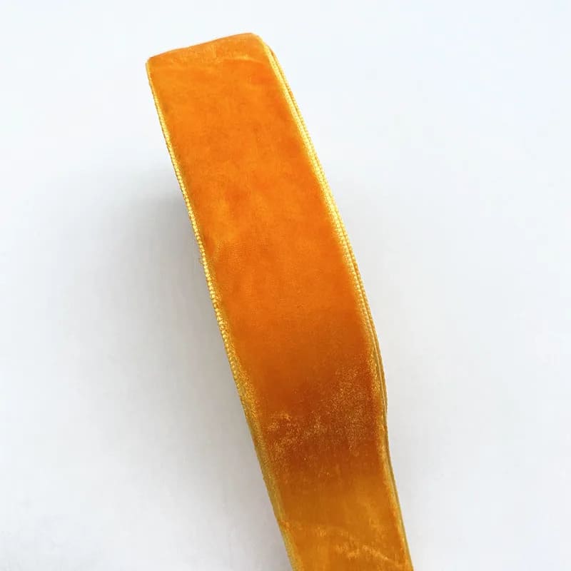 Befestigungsband aus Samt | Meine Bettschlange Orange