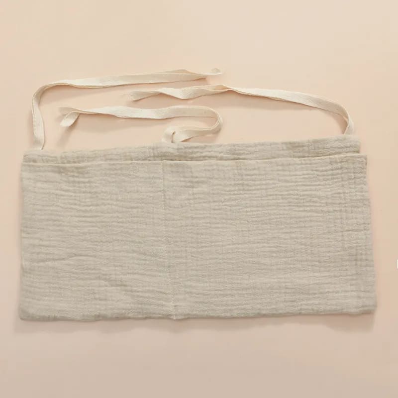 Betttasche Baby | Meine Bettschlange Hellkhaki / 39 x 20 cm