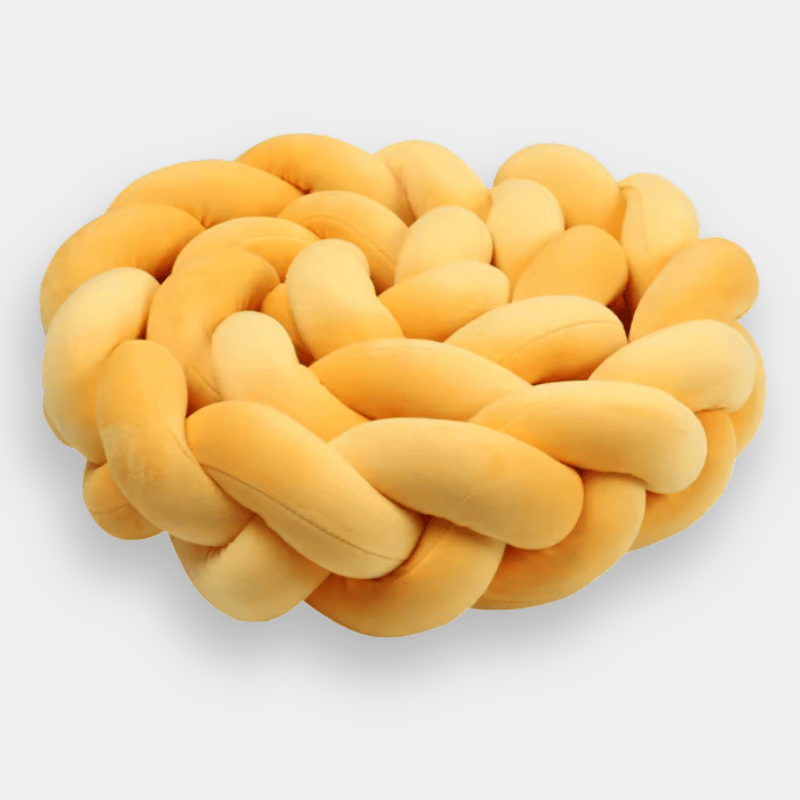 Geflochtene Bettschlange Apricot | Meine Bettschlange