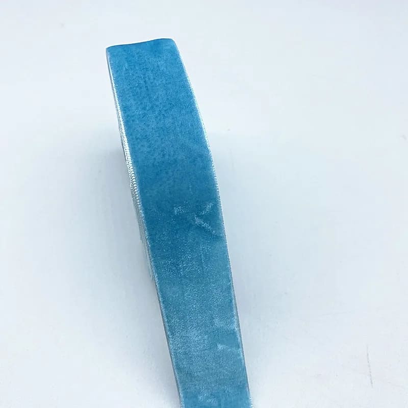 Befestigungsband aus Samt | Meine Bettschlange Himmelblau