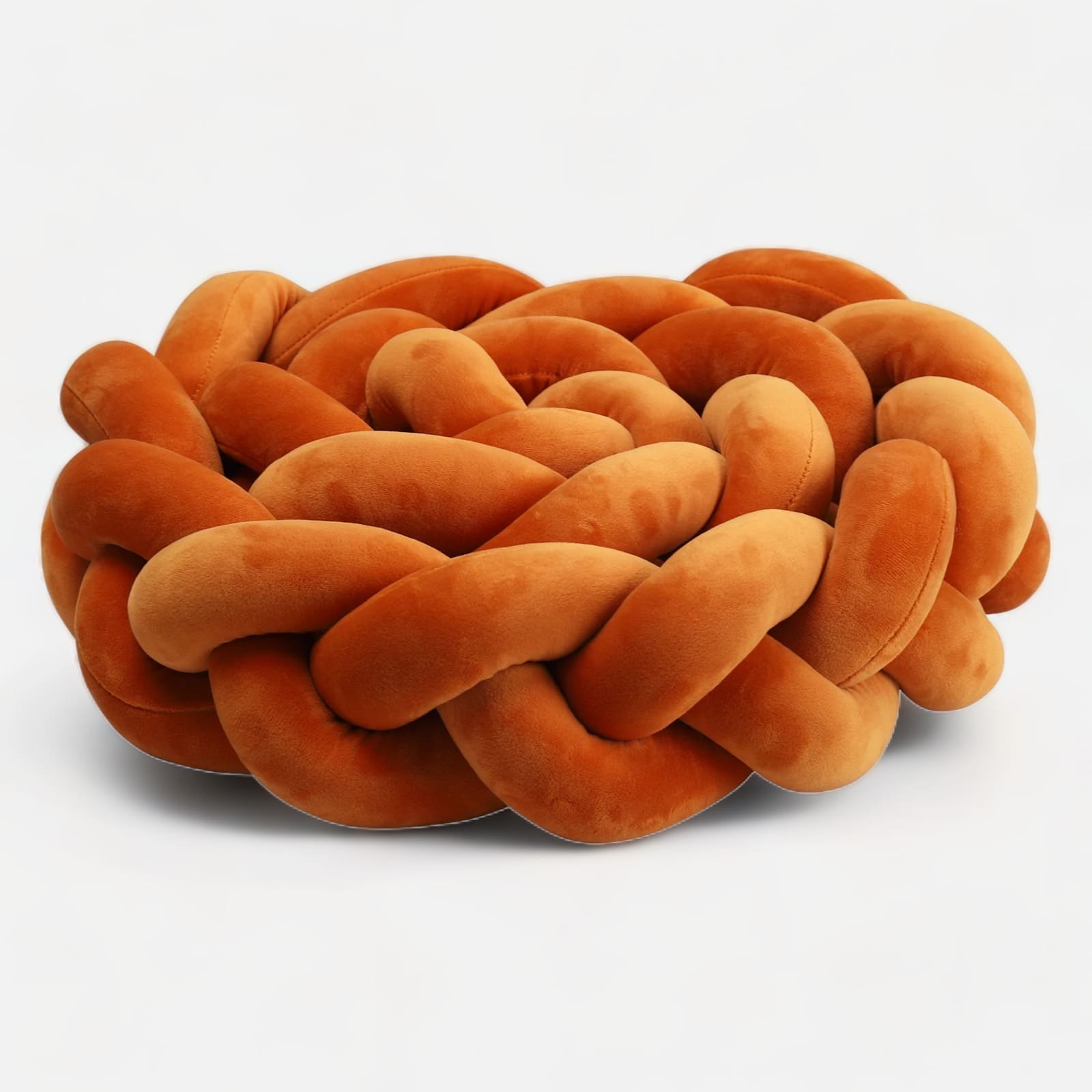 Orange geflochtene Bettschlange | Meine Bettschlange