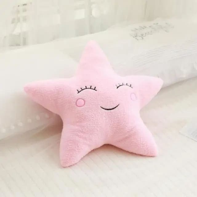 Wolkenkissen Baby | Meine Bettschlange Stern / Rosa